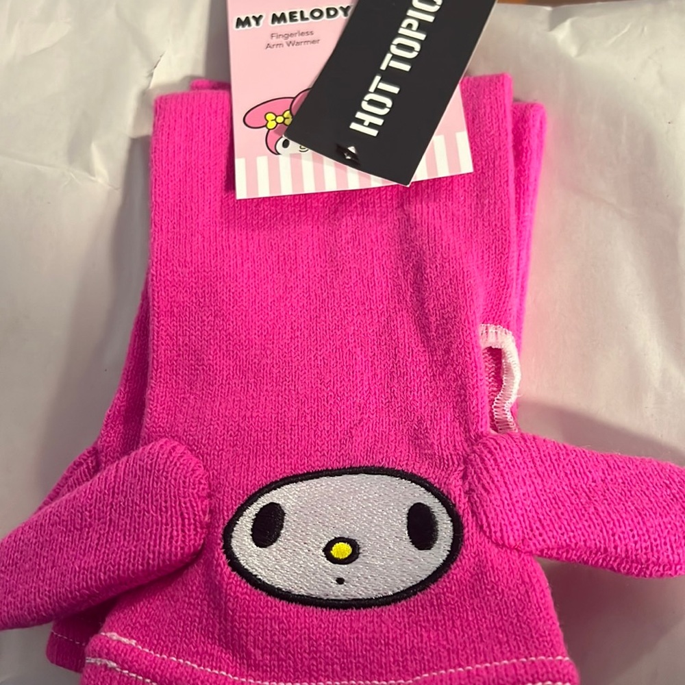 My Melody Fingerless Arm Warmed